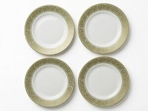 Vintage Yamaka Renaissance China Bread Plates Set, Set of 4, 6.5 Inch